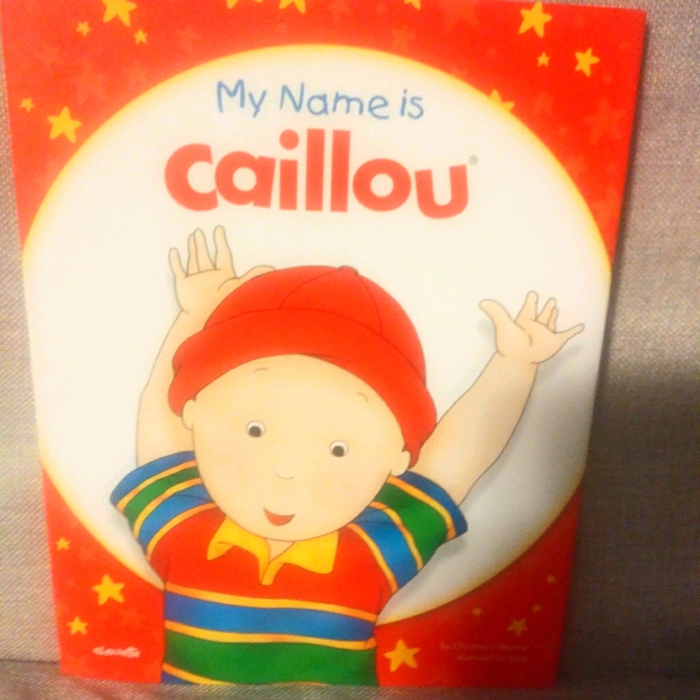 My Name Is Caillou Reading Book